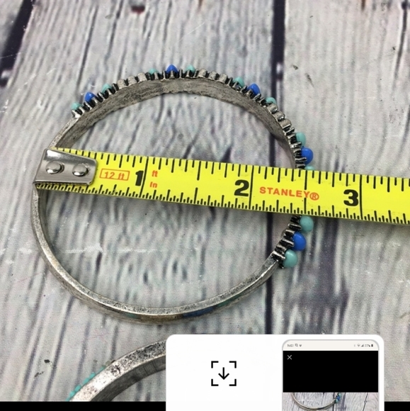 Bundle of 3 Southwestern  Beaded Bangle Bracelets - Picture 9 of 13